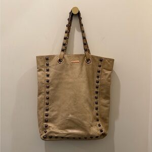 Rebecca Minkoff Tan Studded Shoulder Bag